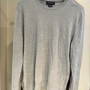 Men’s Banana Republic Gray Sweater. Size Large. Silk Cotton Cashmere.
